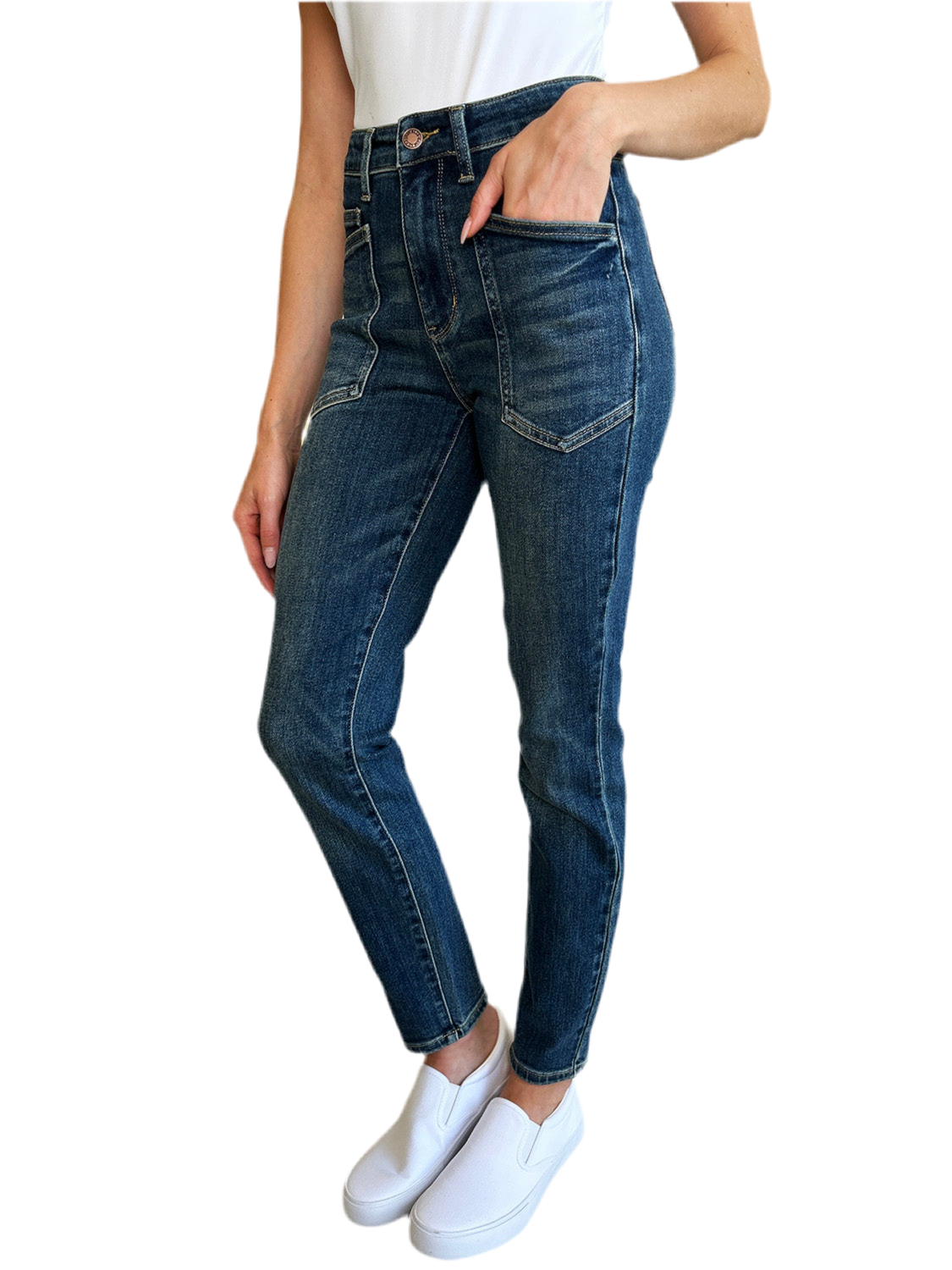 Judy Blue Full Size High Waist Skinny Jeans