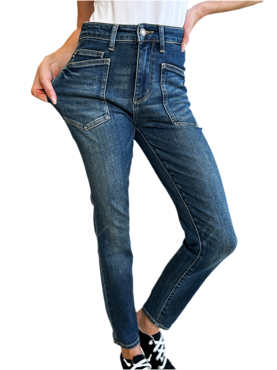 Judy Blue Full Size High Waist Skinny Jeans